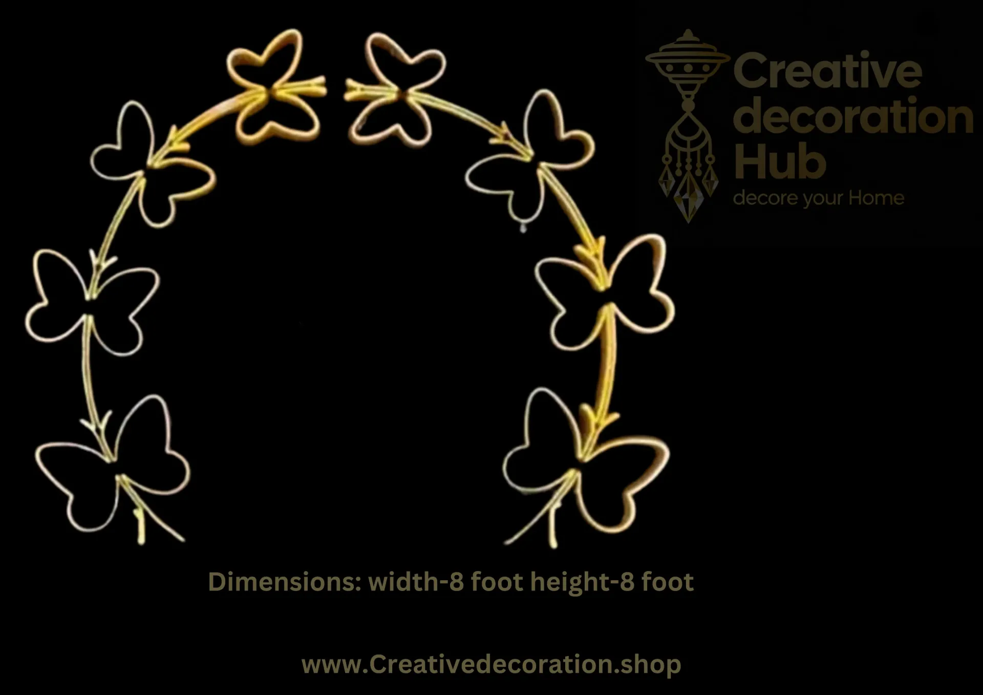 Butterfly Led Entry Stand