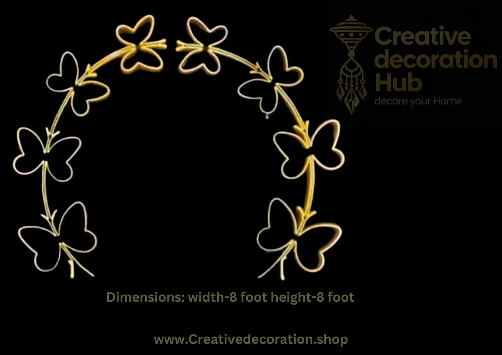 Butterfly Led Entry Stand