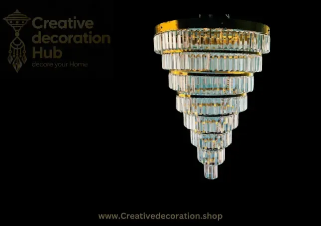 Tiered crystal Jhoomer