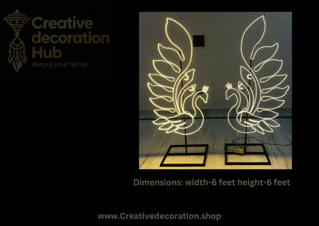 Peacock Selfie Stand (sets of 2)