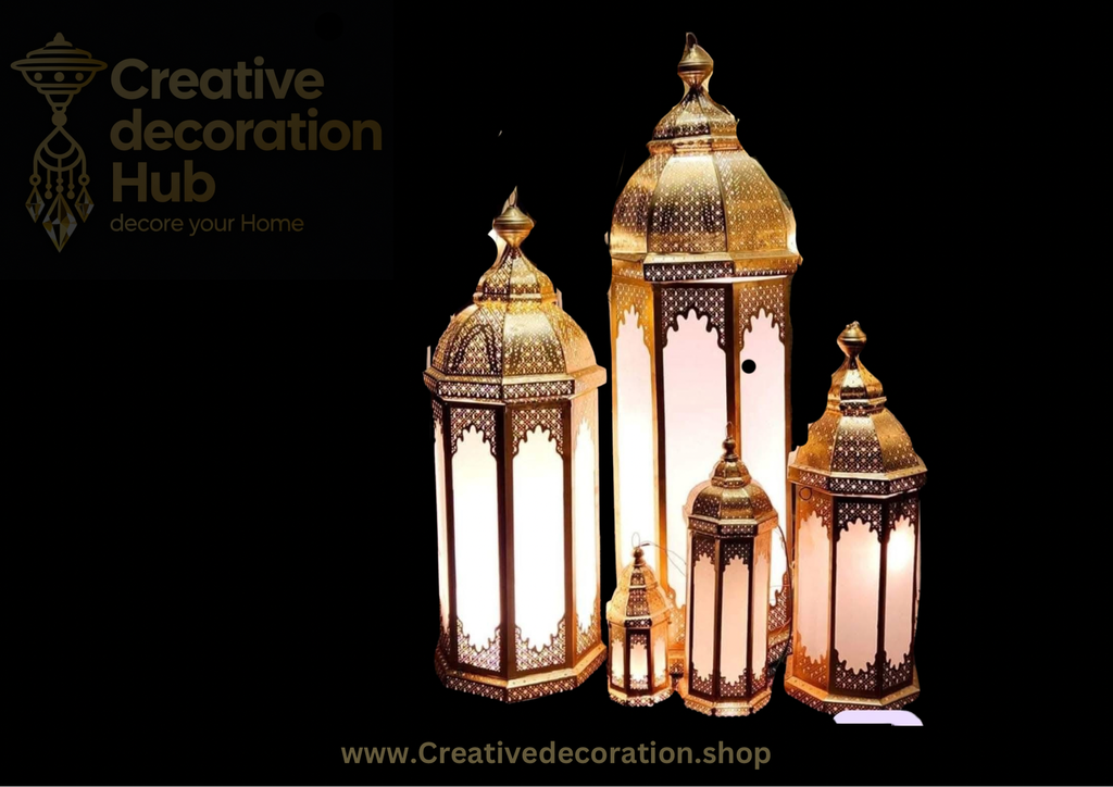 Muraccan lamp set of 5 piece