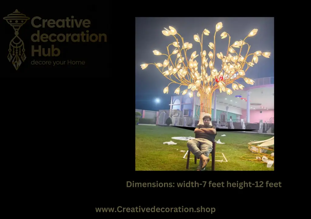 Light Iron Metal Tree